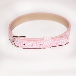 Busy Lizzie - Armband rosa croco