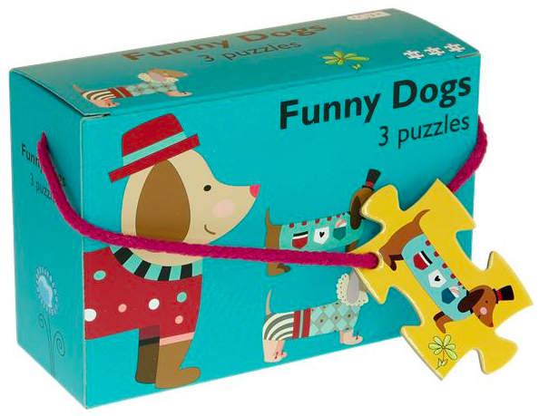 Barbo Toys - Funny dogs puzzel