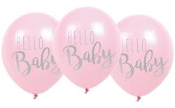 Jabadabado - Hello baby rosa ballonger