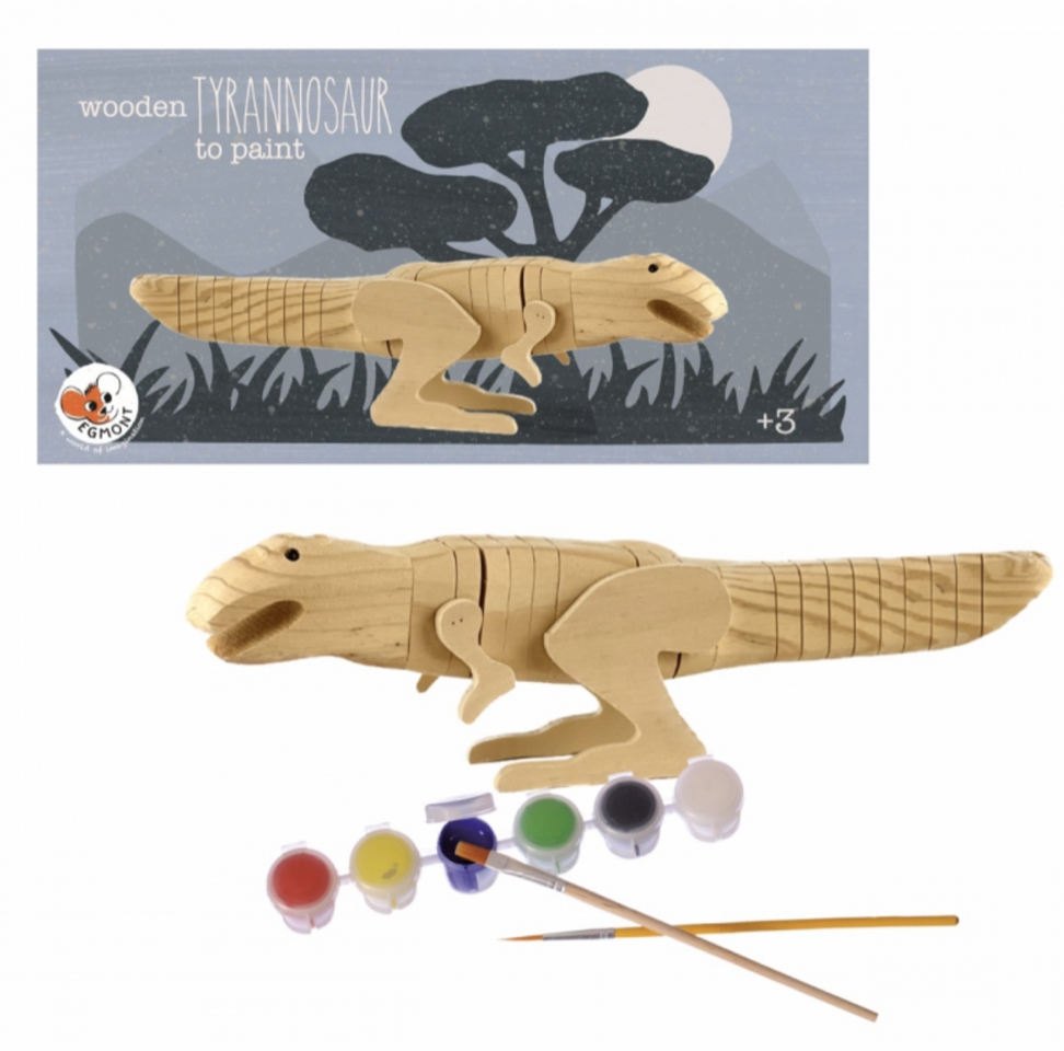 Egmont Toys - T-rex målarset i trä