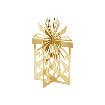 Georg Jensen 2025 jul prydnad för bord paket 18 Karat guldpläterat. liten,  Ornament