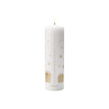 Georg Jensen 2025 kalender datum ljus. Guld.  Ornament