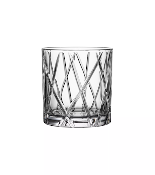 Whiskyglas Double Old Fashioned  34 cl. Orrefors City 4-p.