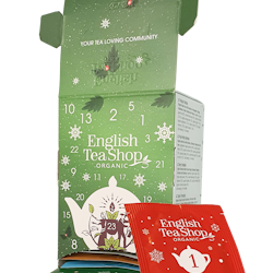 Adventskalender med te i Ask EKOLOGISK, English Teashop