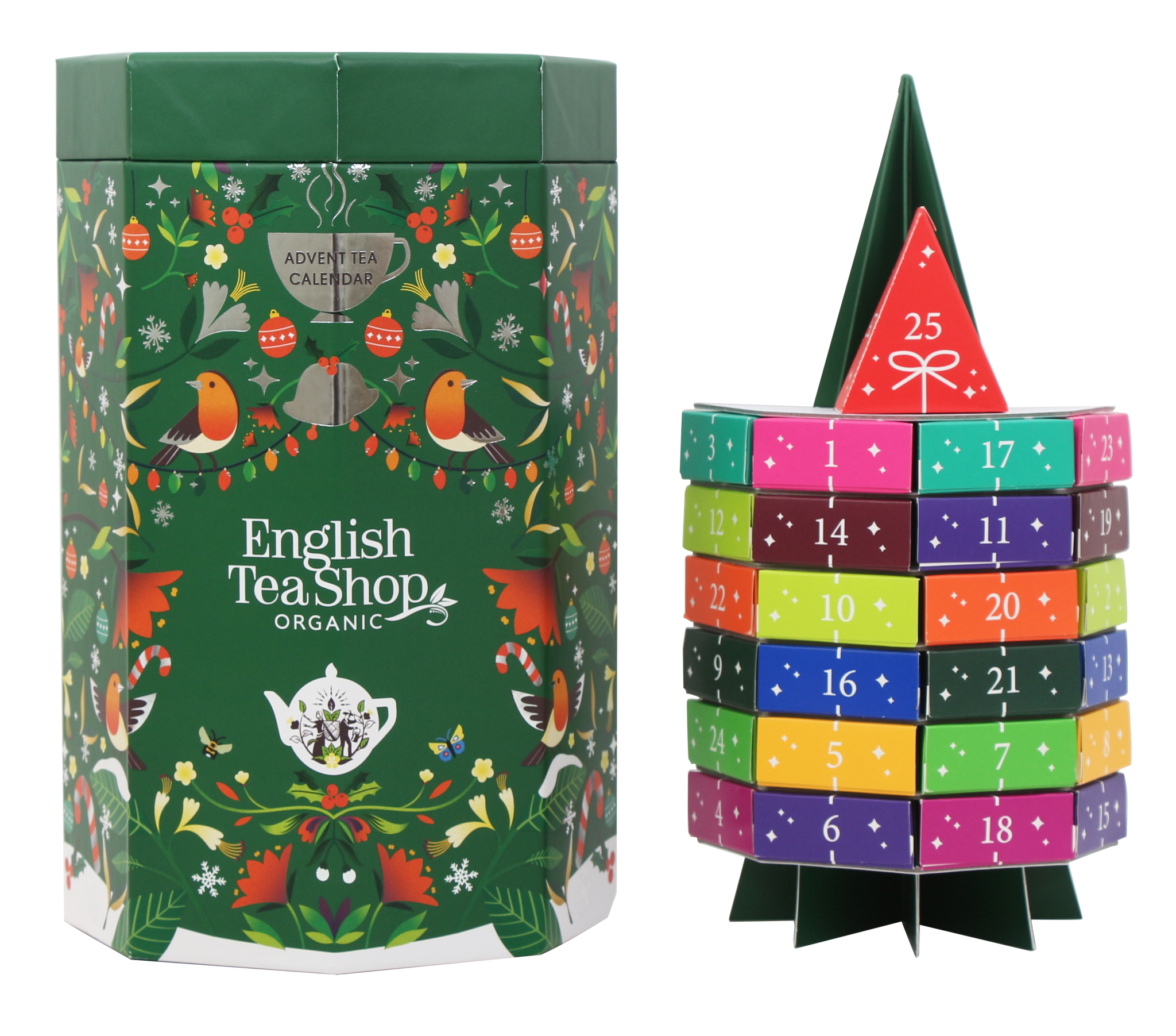 Adventskalender Te Christmas Tree EKOLOGISK, English Teashop