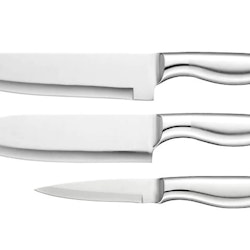 Kita Knivset Dorre 3 delar kock, santoku och skalkniv