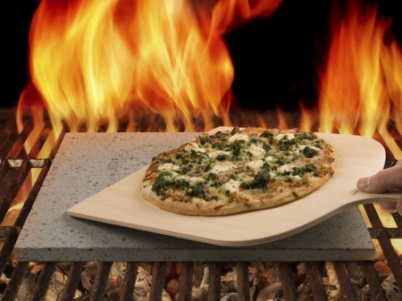 Eppicotispai Pizzaset med Lavasten och pizzaspade 30x38x1,5 cm