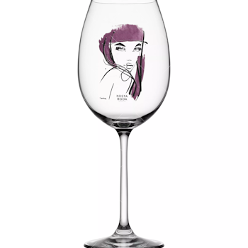 Kosta Boda All About You Vin glas Wine  52 cl auburgine purple 2-pack