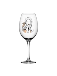 Kosta Boda All About You Vin glas Wait for her  52 cl dusty pink 2-pack