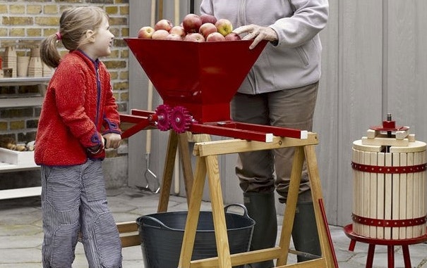 Green IT Frukt Äpple Päron press 12 liter Ek / Stål