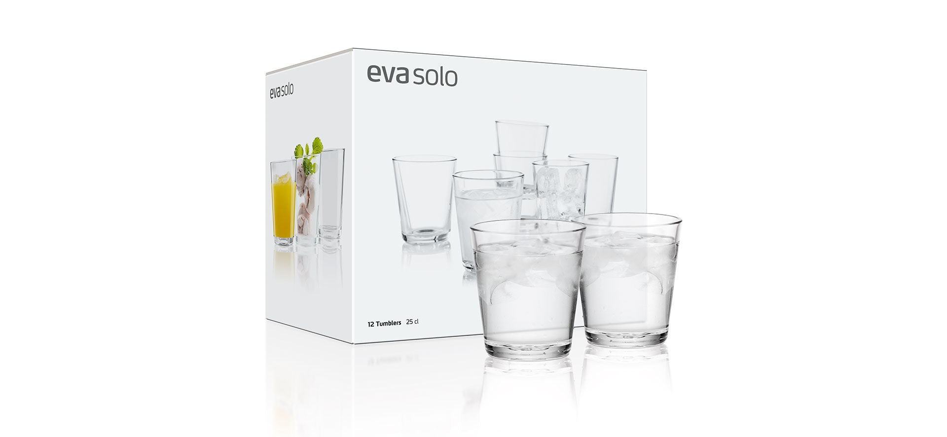 Eva Solo Vatten Dricks glas 25 cl. 12-pack