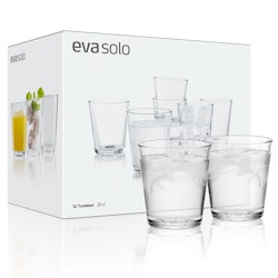 Eva Solo Vatten Dricks glas 25 cl. 12-pack