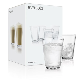 Eva Solo Vatten Dricks glas 38 cl. 8-pack