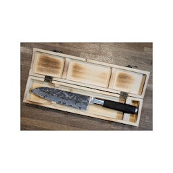 Satake Kuro Santoku kock kniv 18 cm