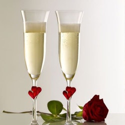 L'Amour Champagne glas 2 pack