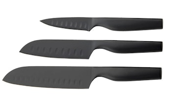 Dorre Kniv set Sukai 3 delar Rostfritt stål Svart