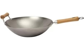 School of wok Wok kolstål 36 cm.