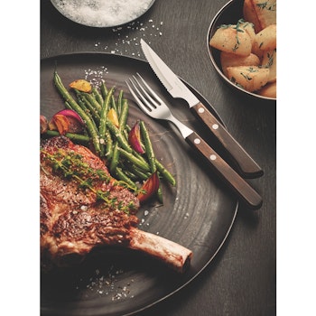 Tramontina Grillbestick 12 delar Churrasco. Brun, rostfritt