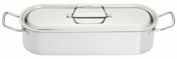 Kitchen Craft Fiskgryta med insats 45 cm. Rostfri