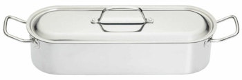 Kitchen Craft Fiskgryta med insats 45 cm. Rostfri