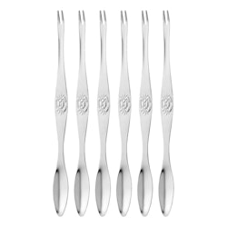 Dorre Skaldjurs gaffel Skai 6 delar. Rostfri 16,5 cm.