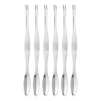 Dorre Skaldjurs gaffel Skai 6 delar. Rostfri 16,5 cm.