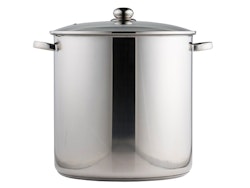 Funktion Gryta med glaslock Stor, rostfri 30 liter