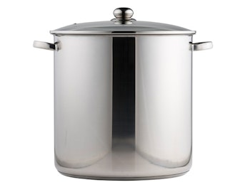 Funktion Gryta med glaslock Stor, rostfri 30 liter