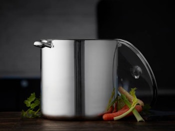 Funktion Gryta med glaslock Stor, rostfri 30 liter