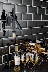 BarCraft Deluxe väggmonterad vin öppnare. Rostfri, för vägg