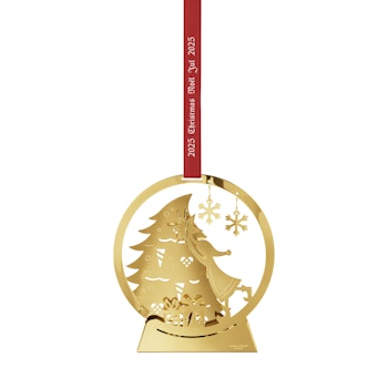 Georg Jensen 2025  jul mobil 18 Karat guldpläterat.  Ornament