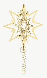 Georg Jensen julgrans stjärna Star Stor. Guldpläterat mässing