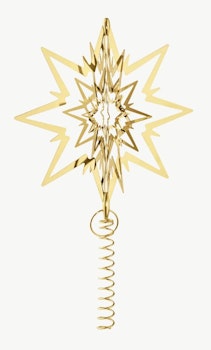 Georg Jensen julgrans stjärna Star Stor. Guldpläterat mässing