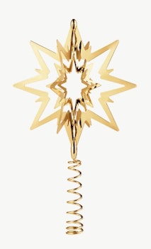 Georg Jensen julgrans stjärna Liten. Guldpläterat mässing