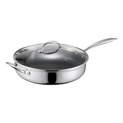 Dorre Stek traktör panna 30 cm med lock Eminence PFAS-fri keramisk non stick beläggning