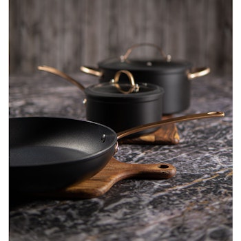 Modern House Stek panna Black Copper 28 cm PFAS-fri keramisk non stick beläggning