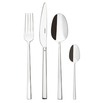Sambonet Bestick set Rock 24 delar. Rostfritt Blank