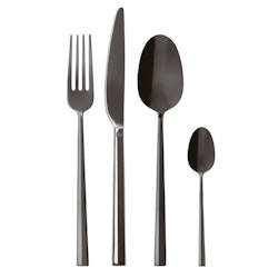 Sambonet Bestick set Rock svart PVD 24 delar. Rostfritt