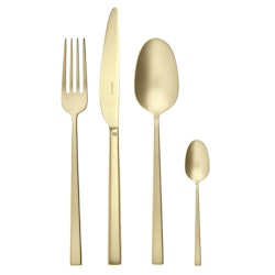 Sambonet Bestick set Rock champagne PVD 24 delar. Rostfritt