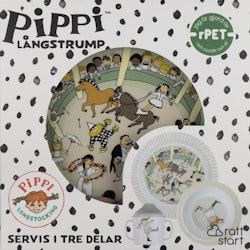 Astrid Lindgren Barnservis Pippi Cirkus 3 delar Rätt Start