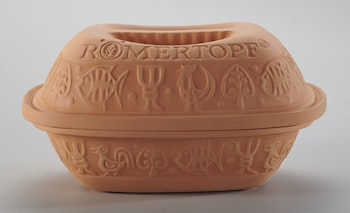 Römertopf Lergryta Klassisk 2 personer 1,5 kg 1,5 liter. Liten, Glaserad