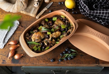 Römertopf Lergryta Culinario 4 personer 2,5 kg 3 liter. Mellan, Glaserad Terracotta