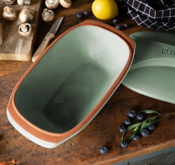 Römertopf Lergryta Culinario 4 personer 2,5 kg 3 liter. Mellan. Glaserad Grön