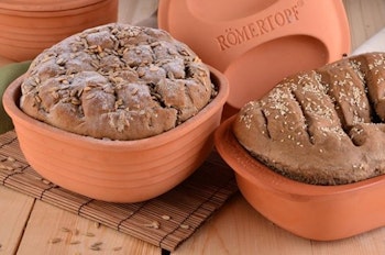 Römertopf Lergryta Multigryta rund 4 personer 2 kg, 2 liter, Glaserad