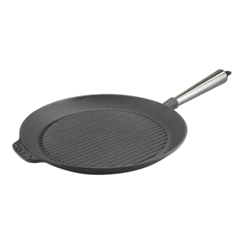 Carl Victor Gjutjärns Grill Stek panna 28 cm Stålhandtag. PFAS-fri