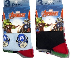 Avengers 3-pack strumpor