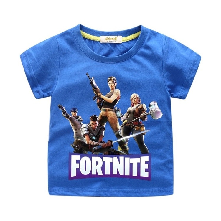 Fortnite T-shirts för barn | Grå, blå, svart | Smallstars