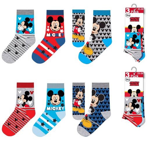 Mickey Mouse 3-pack strumpor