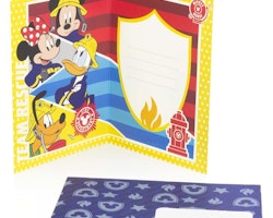 Mickey Mouse Gratulations kort 3D med kuvert