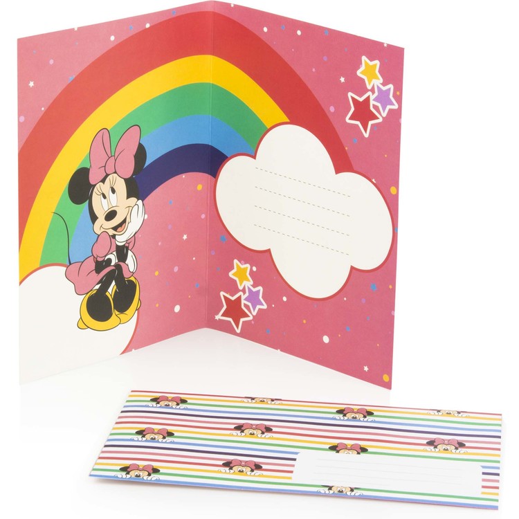 Minnie Mouse Gratulations kort 3D med kuvert